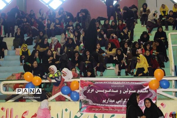 مراسم افتتاحیه المپیاد ورزشی دورن مدرسه‌ای کهگیلویه و بویراحمد