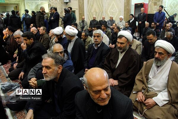 مراسم تشییع پیکر محمد نبی حبیبی، دبیر کل حزب موتلفه اسلامی