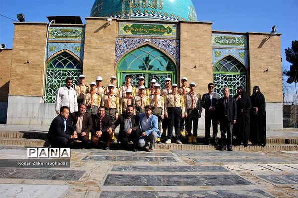 غبار روبی مزار شهدا شهرستان رباط کریم