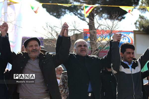 مراسم بزرگداشت سالروز ورود امام در شهرستان بیرجند