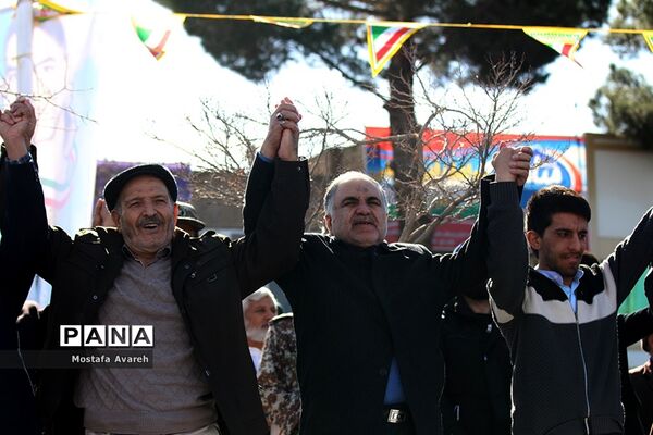 مراسم بزرگداشت سالروز ورود امام در شهرستان بیرجند