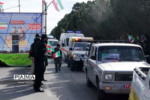 مراسم گلبانگ انقلاب در شهرستان خوسف خراسان جنوبی