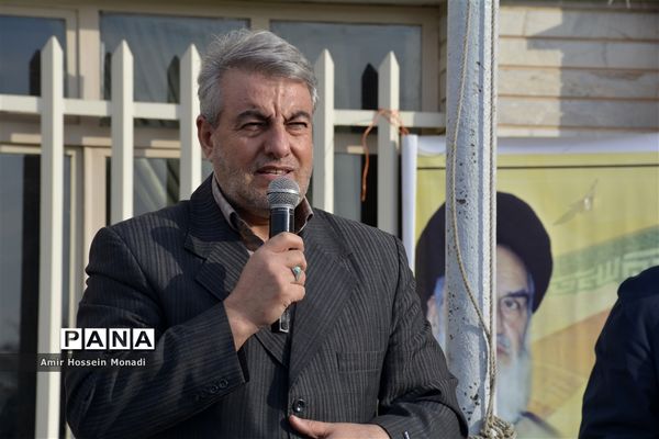 مراسم زنگ انقلاب در مدرسه شهید رضایی ناحیه یک تبریز