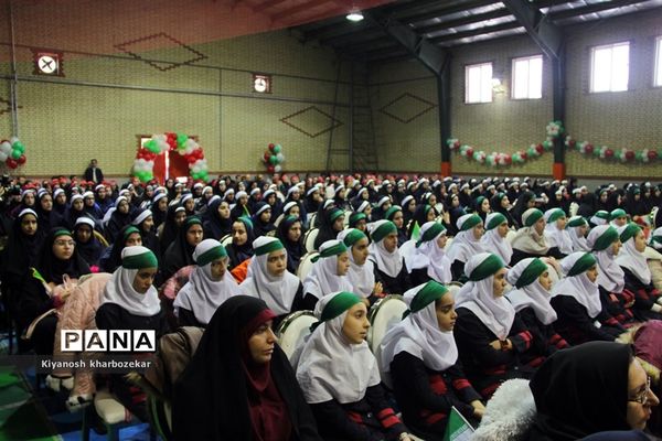 آیین نواختن زنگ انقلاب در مدرسه شهید ساکو مجنونیانس ارومیه