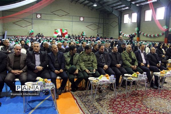 آیین نواختن زنگ انقلاب در مدرسه شهید ساکو مجنونیانس ارومیه