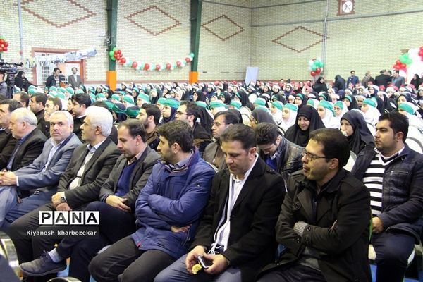 آیین نواختن زنگ انقلاب در مدرسه شهید ساکو مجنونیانس ارومیه