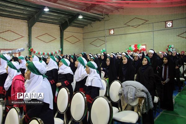 آیین نواختن زنگ انقلاب در مدرسه شهید ساکو مجنونیانس ارومیه