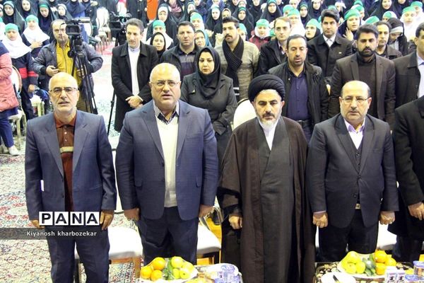 آیین نواختن زنگ انقلاب در مدرسه شهید ساکو مجنونیانس ارومیه