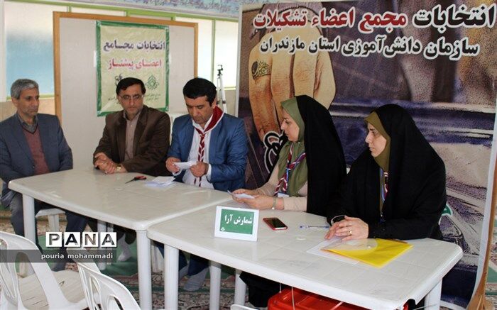 انتخابات مجمع مربیان و اعضا پسرسازمان دانش‌آموزی مازندران برگزار شد