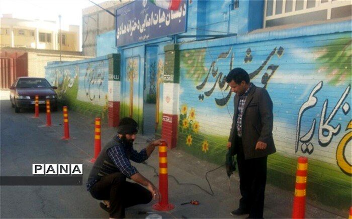 کوچه دبستان هادی یزد ایمن سازی شد