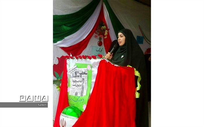 نواخته شدن زنگ انقلاب در مدارس منطقه لشت نشاء