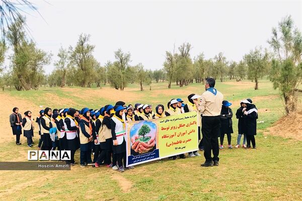 پاکسازی جنگل زویر به همت پیشتازان دختر باوی