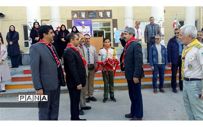 مراسم تحلیف واختتامیه  ضمن خدمت سازمان دانش آموزی خراسان شمالی