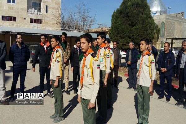 مراسم تحلیف سازمان دانش‌آموزی خراسان شمالی