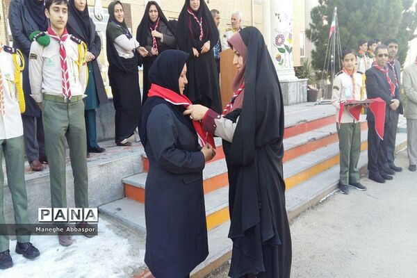 مراسم تحلیف سازمان دانش‌آموزی خراسان شمالی