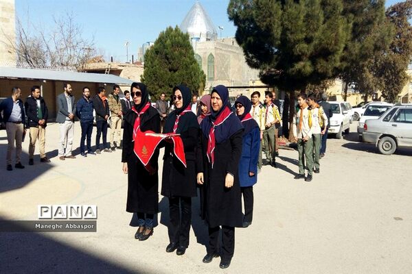 مراسم تحلیف سازمان دانش‌آموزی خراسان شمالی