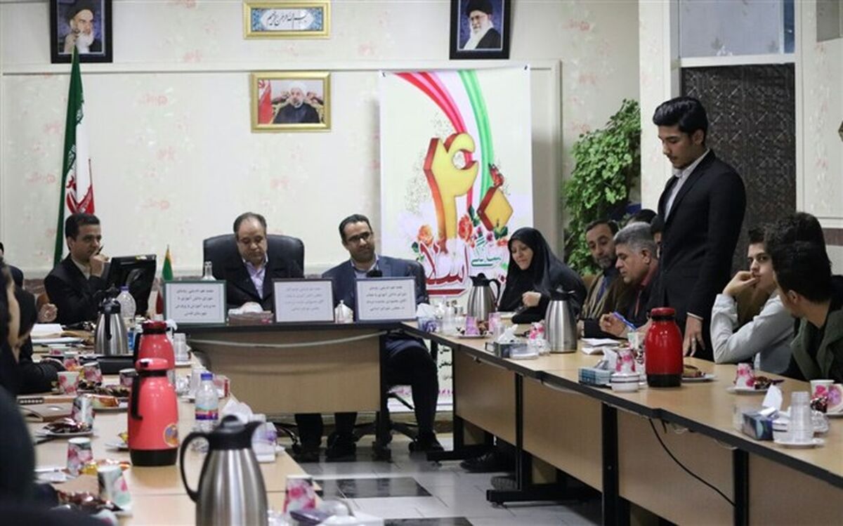 برگزاری جلسه  همفکری روسای شورای دانش آموزی با نماینده مردم شهرقدس در مجلس شورای اسلامی