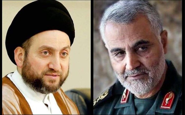 تسلیت عمار حکیم به سردار سلیمانی