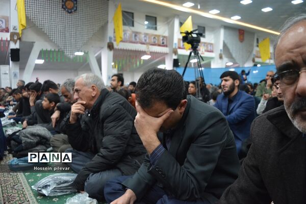 عزاداری دهه فاطمیه در مسجد جماران