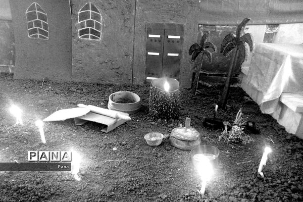 مراسم سوگواری ایام فاطمیه اعضای تشکل پیشتازان دبیرستان خدیجه کبری(س) سراب