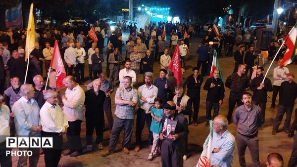 تجمع بیعت با رهبری در نورآباد به صد و پنجاه و هفتمین شب رسید