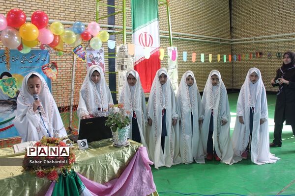 مراسم تحلیف دستمال گردن با حضور رئیس سازمان دانش‌آموزی استان همدان