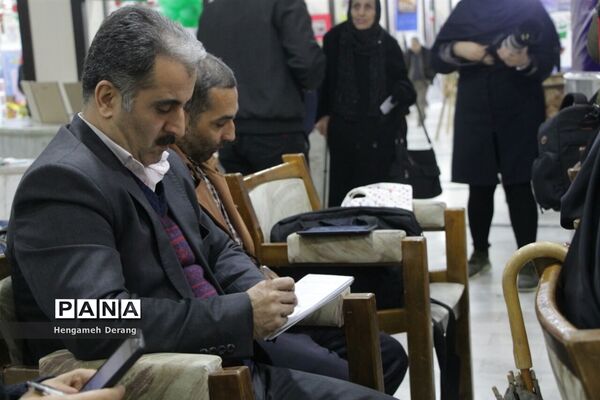 نشست خبری مدیرکل بنیاد مسکن مازندران در نمایشگاه دستاوردهای انقلاب