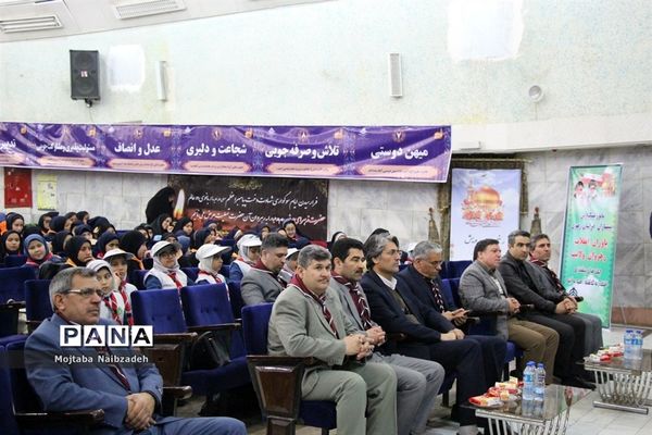 مانور تشکیلاتی پیشتازان خراسان رضوی با عنوان «یاوران انقلاب، رهروان ولایت» - 1