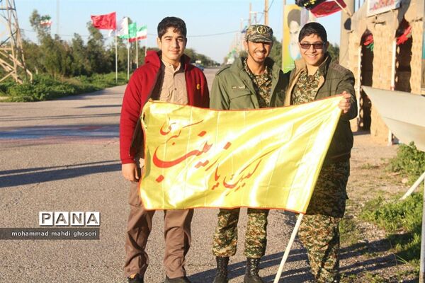 حضور دانش‌آموزان قمی در اردوی راهیان نور
