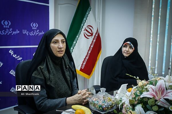 حضور زهرا نژادبهرام عضو شورای شهر تهران در خبرگزاری پانا