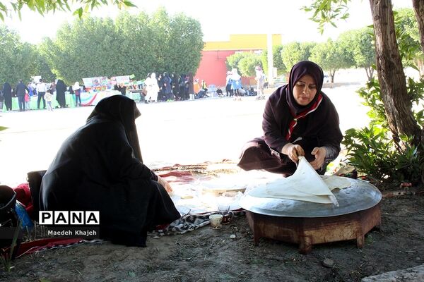 همایش ۷۰۰نفری یاوران انقلاب سازمان دانش‌آموزی ناحیه ۴ اهواز