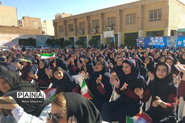 اختتامیه پنجمین المپیاد ورزشی درون مدرسه‌ای خوزستان در مدرسه دخترانه مهشاد شیرازی ناحیه ۴ اهواز