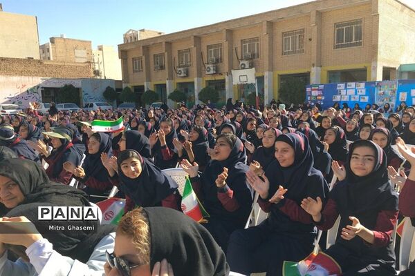 اختتامیه پنجمین المپیاد ورزشی درون مدرسه‌ای خوزستان در مدرسه دخترانه مهشاد شیرازی ناحیه ۴ اهواز