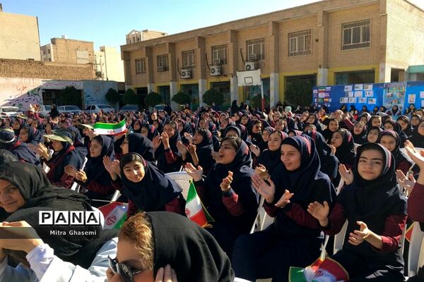 اختتامیه پنجمین المپیاد ورزشی درون مدرسه‌ای خوزستان در مدرسه دخترانه مهشاد شیرازی ناحیه ۴ اهواز