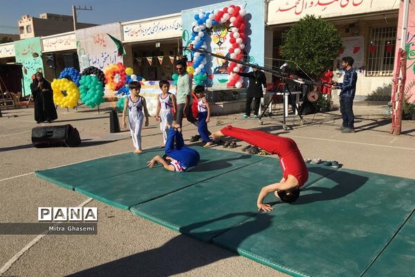 اختتامیه پنجمین المپیاد ورزشی درون مدرسه‌ای خوزستان در مدرسه دخترانه مهشاد شیرازی ناحیه ۴ اهواز