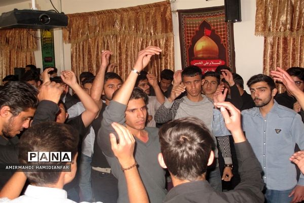 برگزاری مراسم عزاداری هنرجویان هنرستان خلیج فارس به‌مناسبت شهادت حضرت زهرا (س)