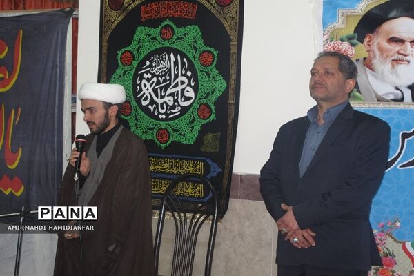 برگزاری مراسم عزاداری هنرجویان هنرستان خلیج فارس به‌مناسبت شهادت حضرت زهرا (س)