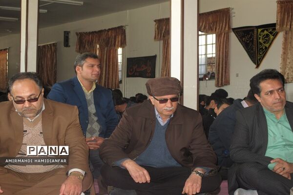 برگزاری مراسم عزاداری هنرجویان هنرستان خلیج فارس به‌مناسبت شهادت حضرت زهرا (س)
