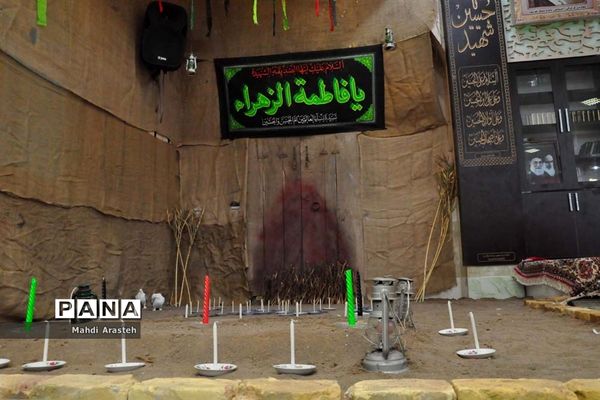 نمایشگاه شهدای جومیان درشهرستان خوسف