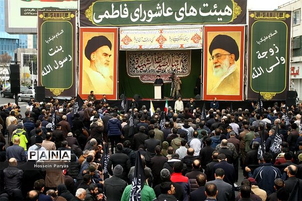 اجتماع بزرگ هیئت‌‌های عاشورای فاطمی در میدان هفت تیر