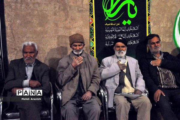 مراسم شام غریبان حضرت فاطمه زهرا(س) در هیات صاحب الزمانی شهرستان خوسف
