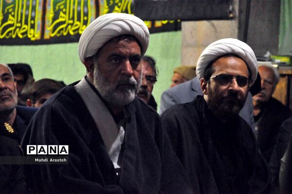 مراسم شام غریبان حضرت فاطمه زهرا(س) در هیات صاحب الزمانی شهرستان خوسف