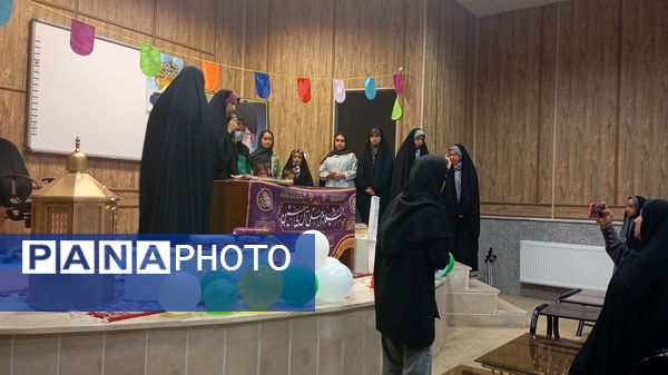 جشن روز دختر و حضور خادمان حرم امام رضا (ع) در فاروج