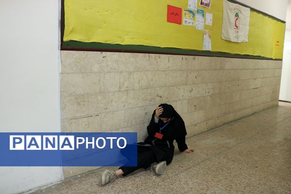 مانور زلزله در مدارس ناحیه1 زنجان