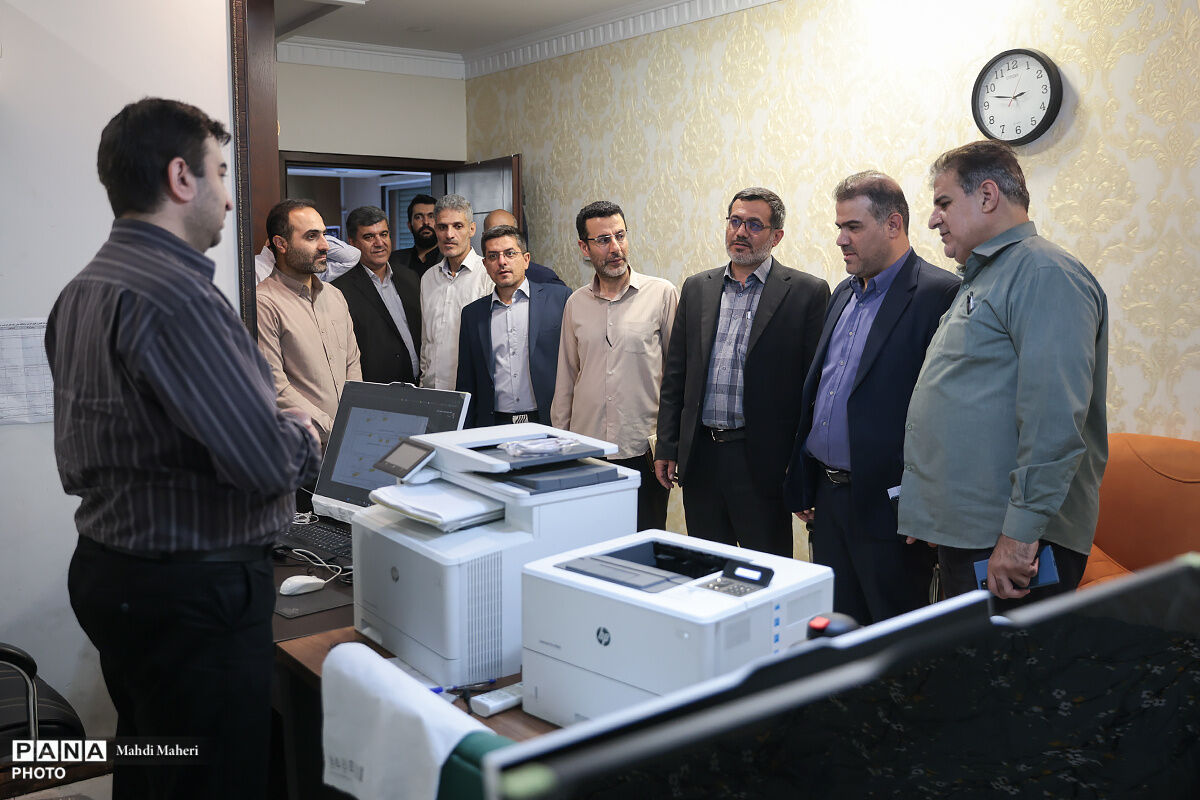 بازدید پلیس فتا از نحو اجرایی و قرنطینه سوالات آزمون نهایی 