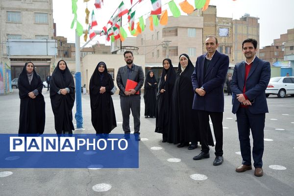 افتتاحیه طرح  «ایرانمون» در مدرسه شهدای گمنام بهارستان‌دو