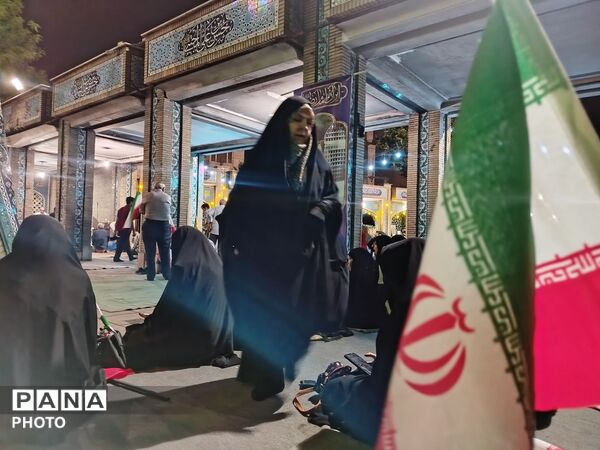 نود شب استقامت و پایداری مردم رجایی شهر کرج