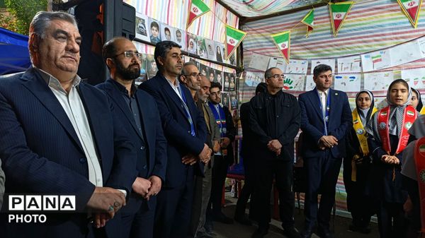 موکب‌داری پیشتازان مرند در غرفه آموزش و پرورش