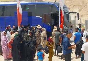 بازگشت کاروان پیاده‌روی اربعین هیئت امنای مسجد جامع امام حسین(ع)