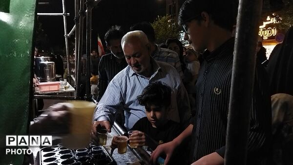 گذری بر موکب شهدای روستای آهوان در هشتاد و هشتمین شب 